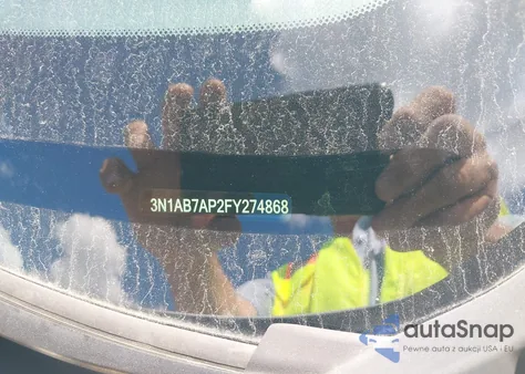 2015 Nissan Sentra Sv z USA, uszkodzony, nr VIN 3N1AB7AP2FY274868